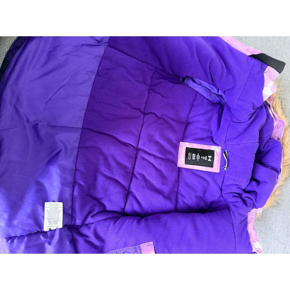 Under Armour Girls ColdGear Infrared Ombre Winter Jacket - Picture 6 of 11
